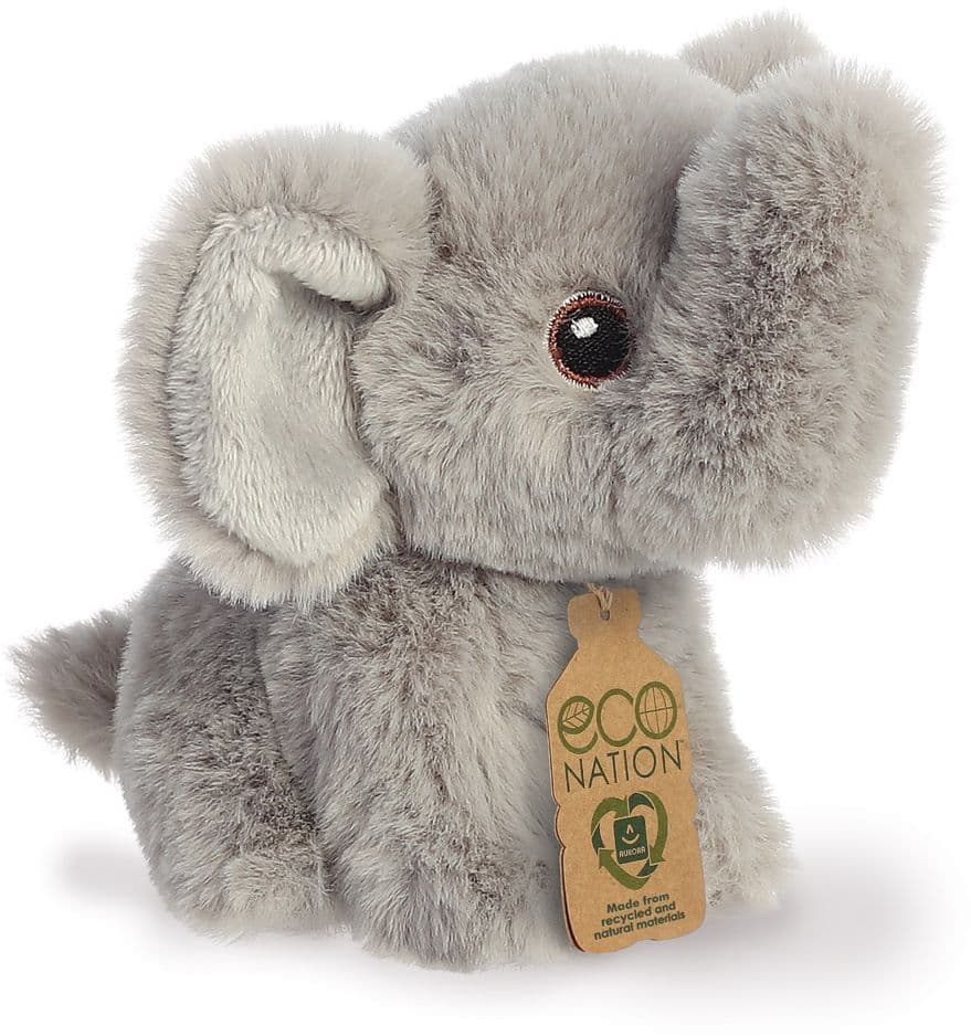 Aurora World - Eco Nation - Mini Elefant, 13 cm
