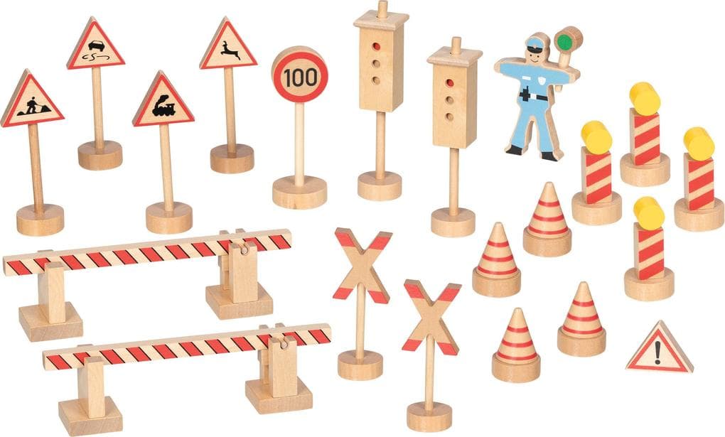 Verkehrszeichenset Polizist Ole