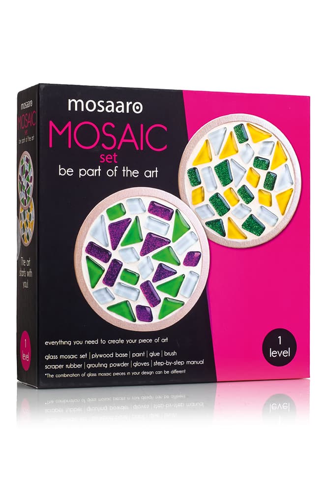 Mosaik-Set Getränkeuntersetzer (rund) MA1001