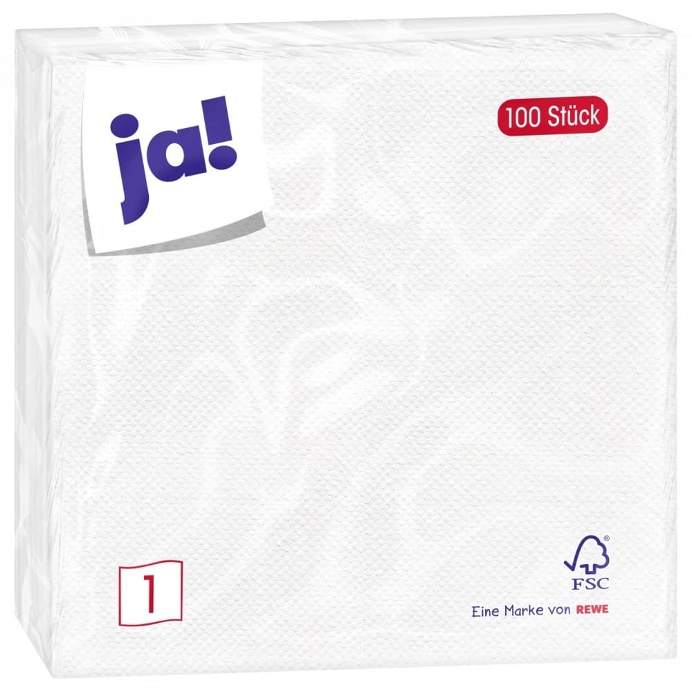 Ja! praegeservietten, 100er Pack