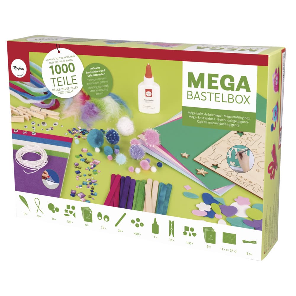 Mega-Bastelbox Fantasy 1.000 Teile,