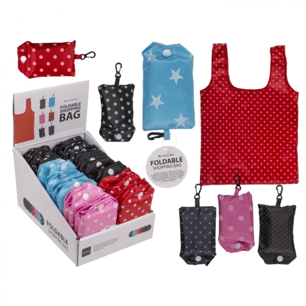 Faltbare Einkaufstasche, ca. 39 x 56 cm,