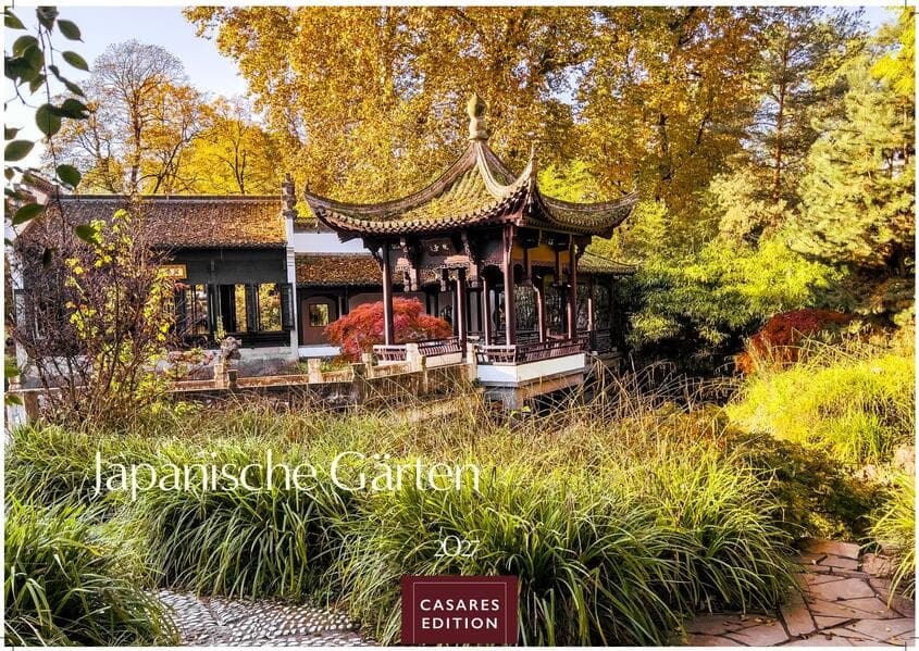 Japanische Gärten Kalender 2027 - Wandkalender | Fotokalender Asien 35x50cm Grosses Format - Fotografien authentischer japanischer Gärten, perfekt für Natur- und Gartenliebhaber