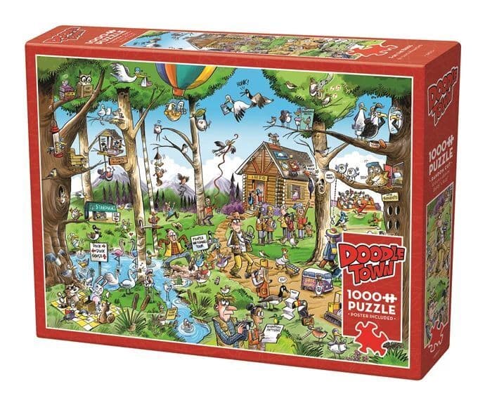 COBBLE HILL PUZZLES - Verrückte Vogelwarte 1000 Teile