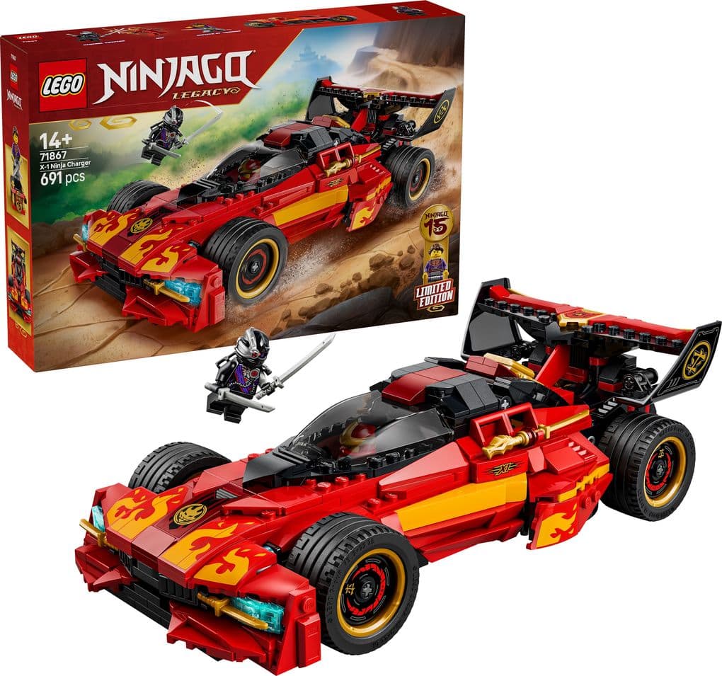 LEGO® NINJAGO® 71867 15-jähriges Jubiläum: X-1 Ninja Supercar