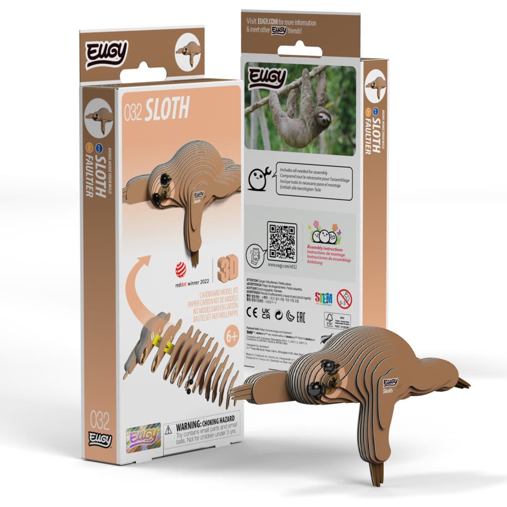 EUGY - 3D Bastelset Faultier