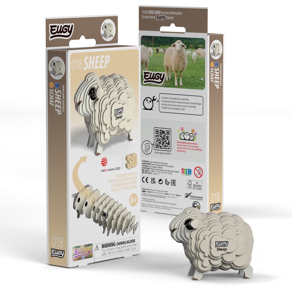 EUGY - 3D Bastelset Schaf