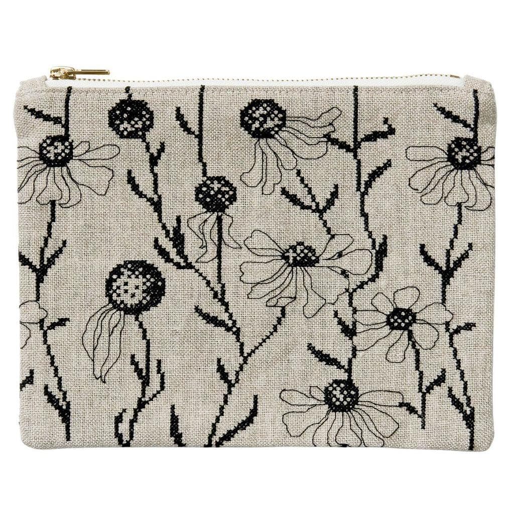 Stickpackung Gezählter Kreuzstich, Pouch Echinacea