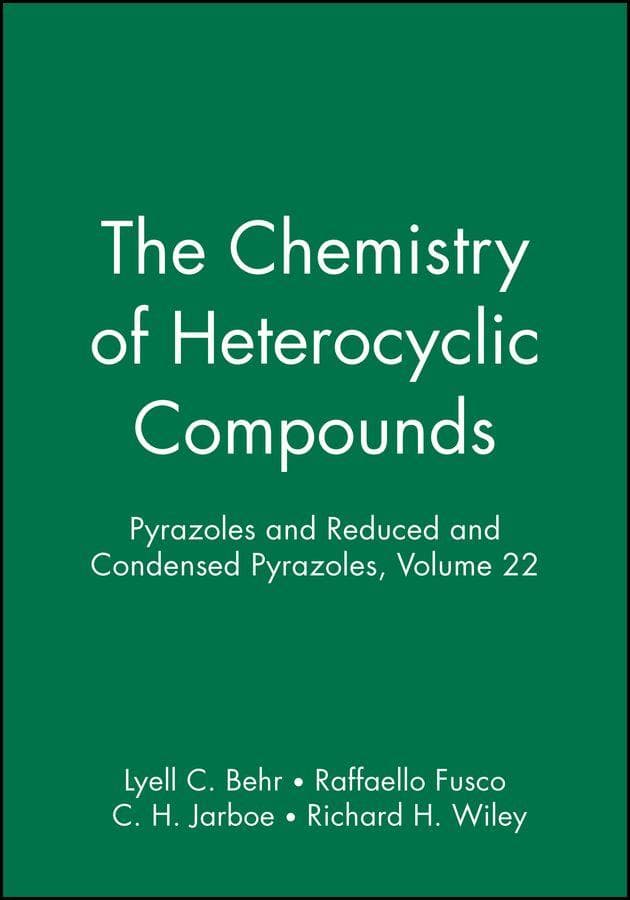 Pyrazoles and Reduced and Condensed Pyrazoles, Volume 22