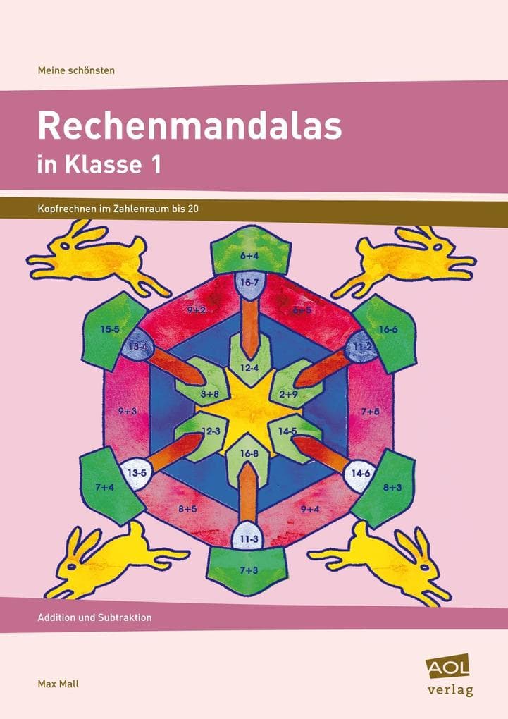 Meine schönsten Rechenmandalas in Klasse 1