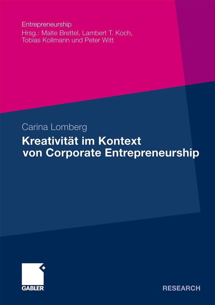 Kreativität im Kontext von Corporate Entrepreneurship