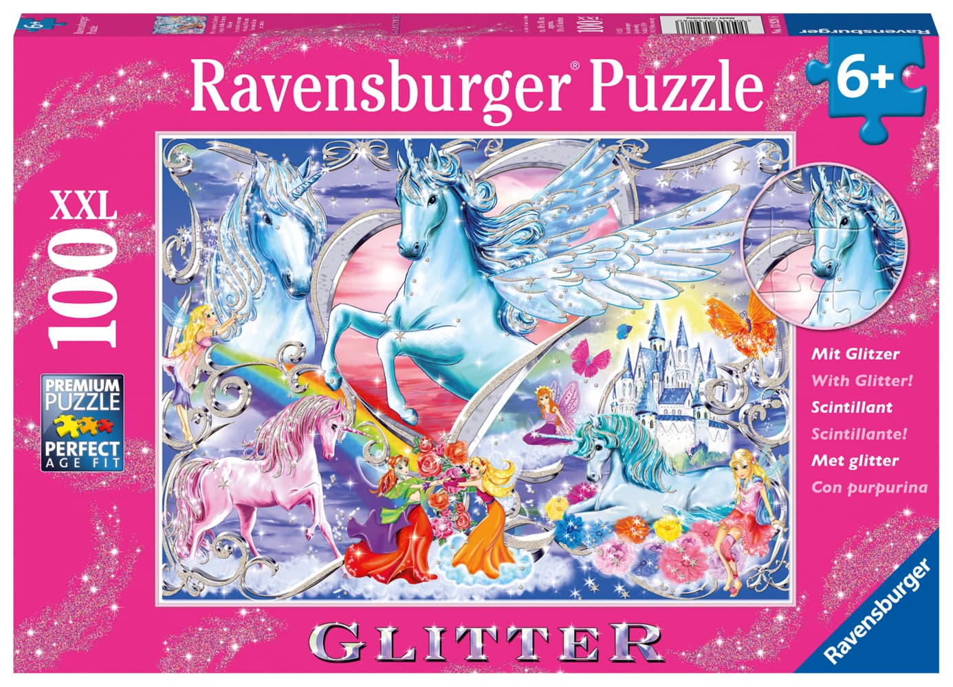 Ravensburger - Die schönsten Einhörner, 100 Teile