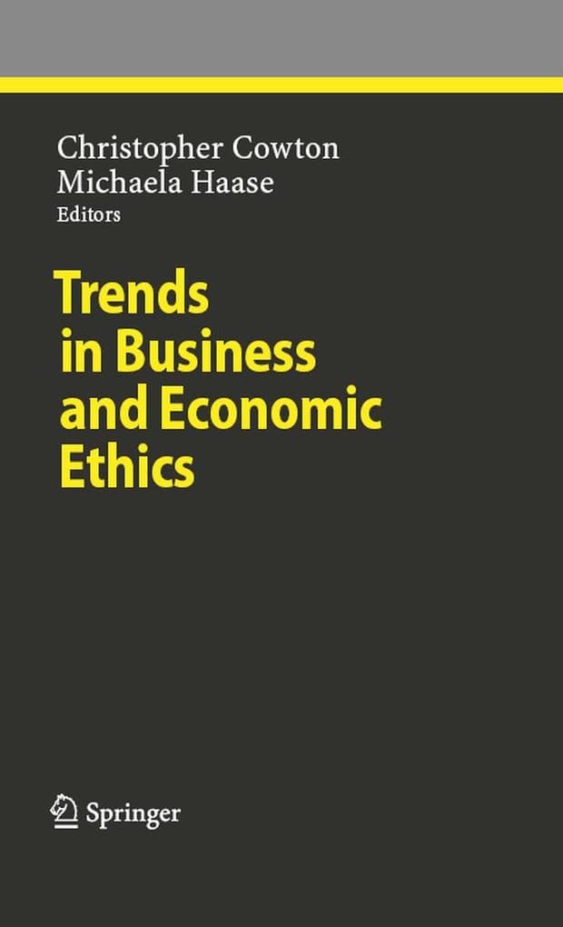 Trends in Business and Economic Ethics