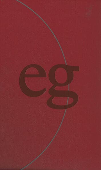 Ev Gesangbuch Kunstleder rot ERK - Gemeindeausgabe