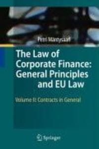 The Law of Corporate Finance: General Principles and EU Law