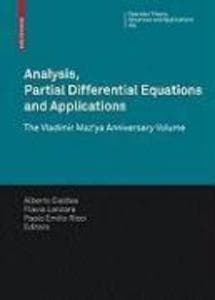 Analysis, Partial Differential Equations and Applications