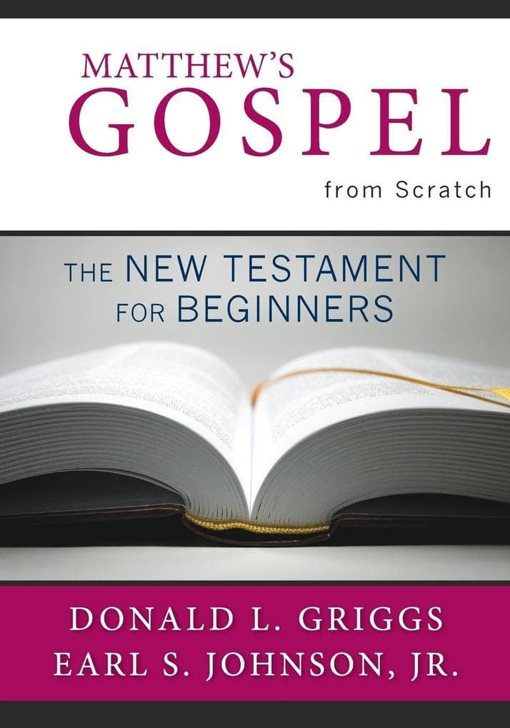 Matthew's Gospel from Scratch