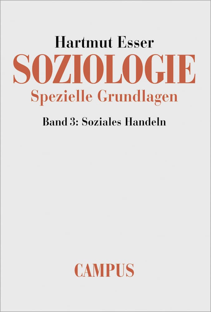 Soziologie. Spezielle Grundlagen