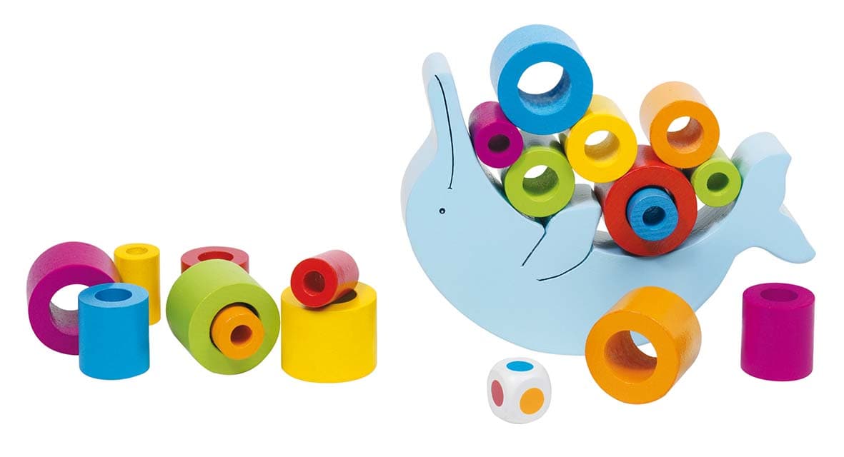 Balancierspiel Delfin (Kinderspiel)