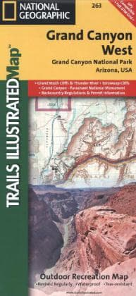 Grand Canyon West Map [Grand Canyon National Park]