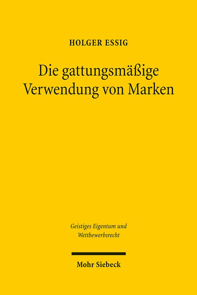 Die gattungsmäßige Verwendung von Marken