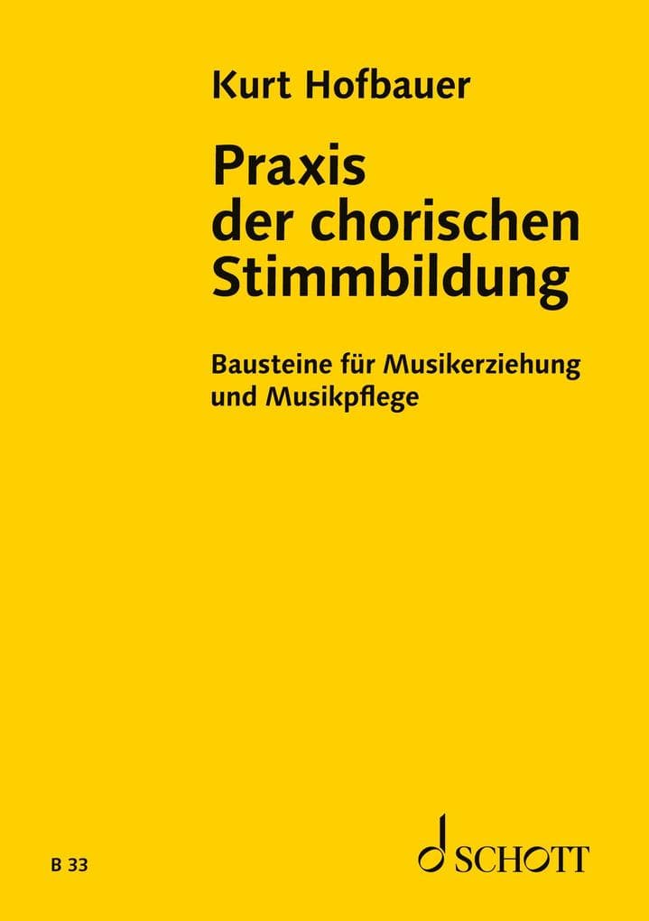 Praxis der chorischen Stimmbildung