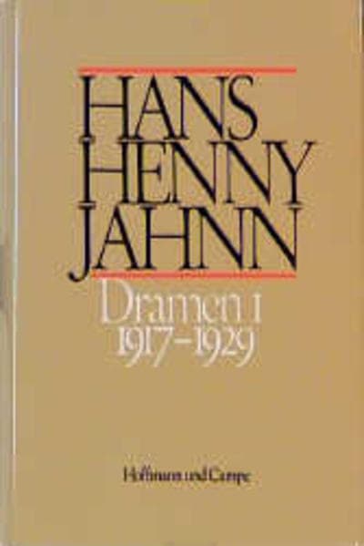 Werke in Einzelbänden. Hamburger Ausgabe / Dramen I