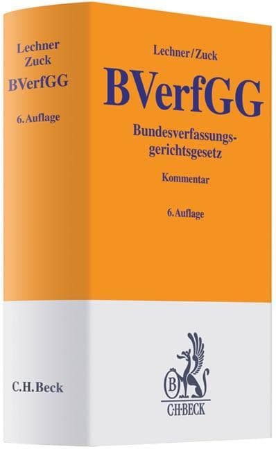 BVerfGG, Bundesverfassungsgerichtsgesetz, Kommentar