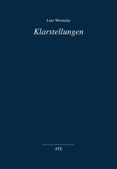 Klarstellungen