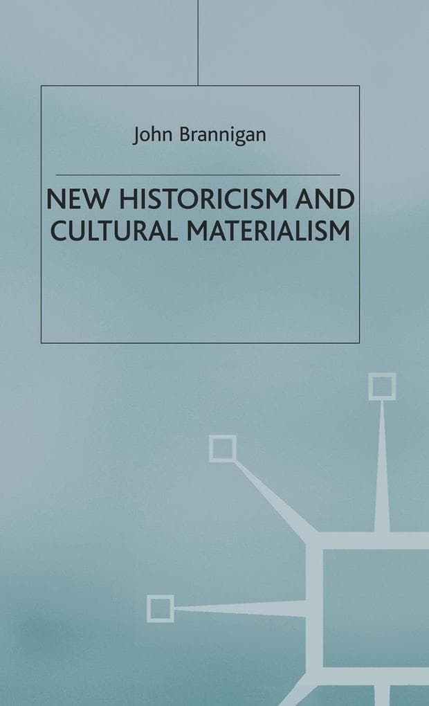 New Historicism and Cultural Materialism