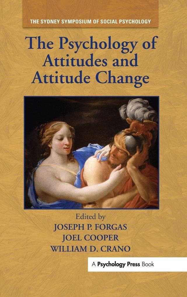 The Psychology of Attitudes and Attitude Change