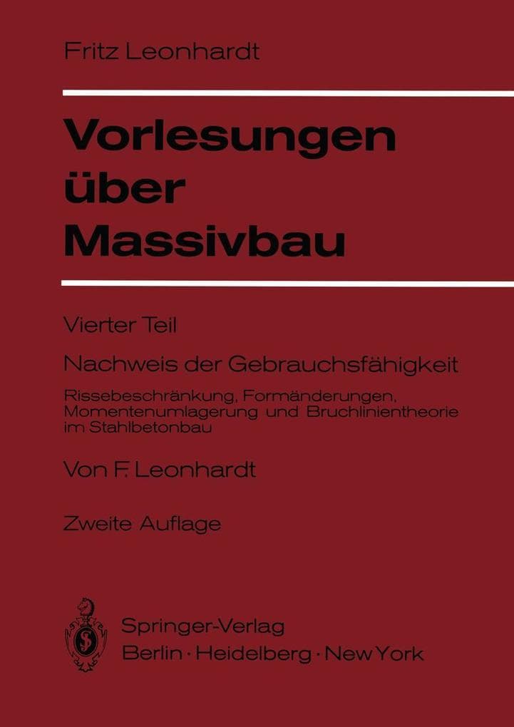 Vorlesungen über Massivbau