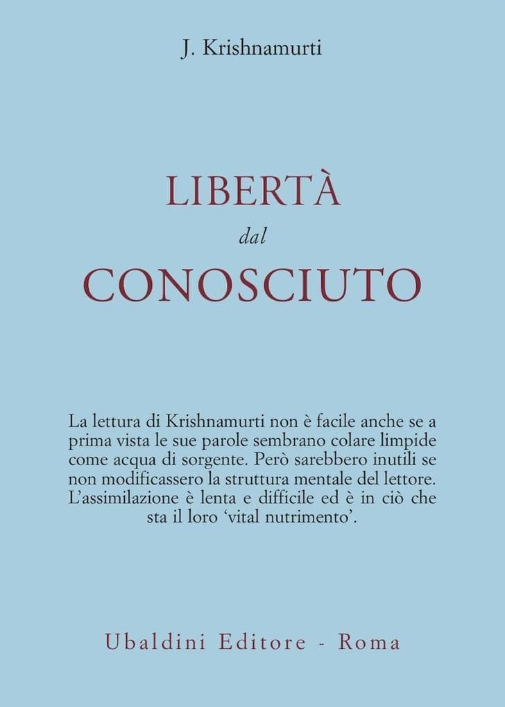 Libertà dal conosciuto