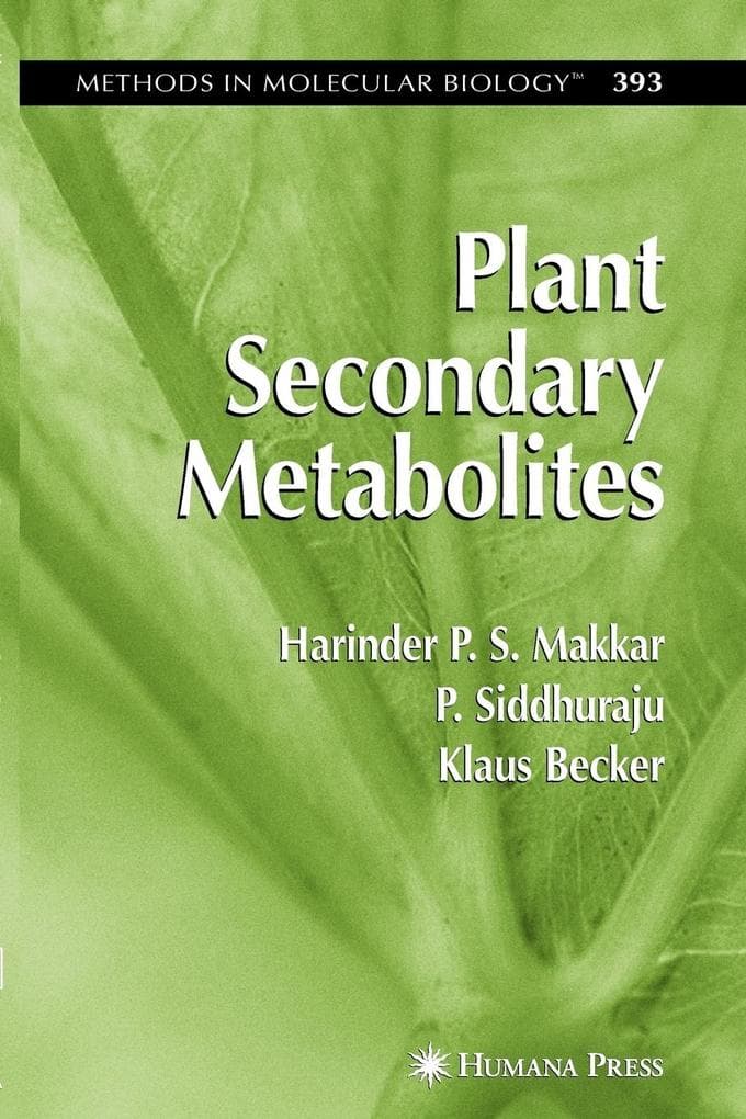 Plant Secondary Metabolites