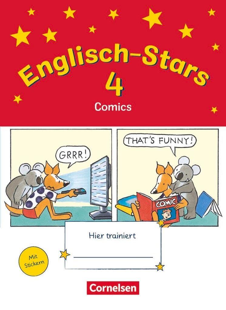 Englisch-Stars 4. Schuljahr. Übungsheft Comics