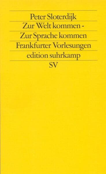 Zur Welt kommen. Zur Sprache kommen