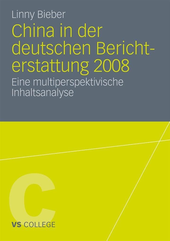 China in der deutschen Berichterstattung 2008