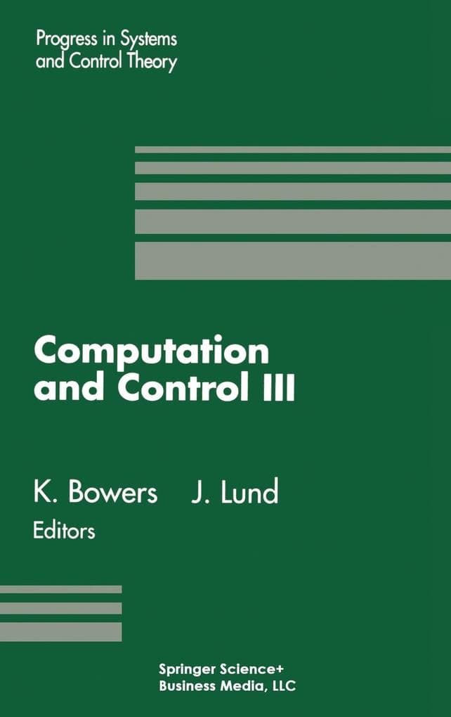 Computation and Control