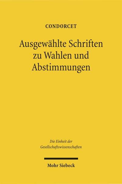 Ausgewählte Schriften zu Wahlen und Abstimmungen