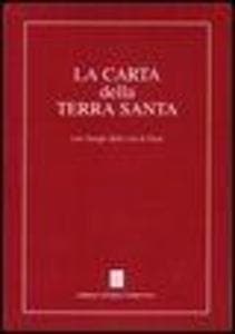 Carta della Terra Santa con i luoghi della vita di Gesù
