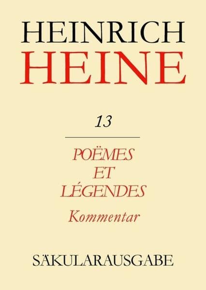 Poëmes et Légendes. Kommentar