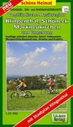 Wander-, Ski- und Radwanderkarte Vogtländische Musikregion mit Stadtplan Klingenthal 1 : 35 000