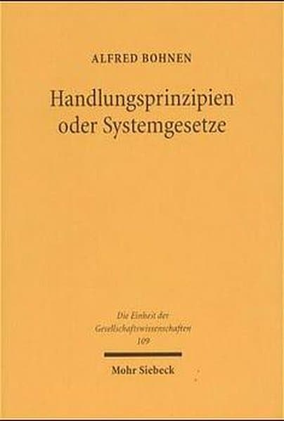 Handlungsprinzipien oder Systemgresetze