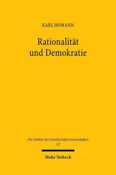 Rationalität und Demokratie