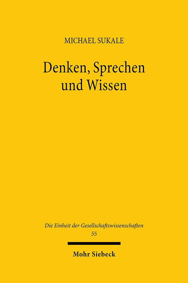 Denken, Sprechen und Wissen