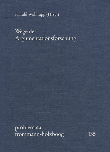 Wege der Argumentationsforschung