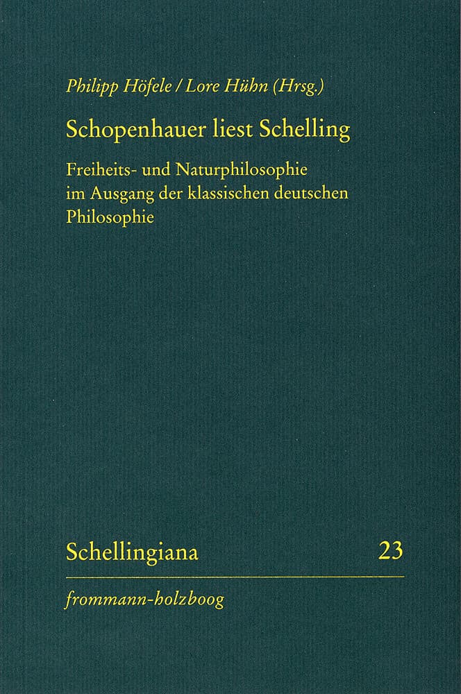 Arthur Schopenhauers handschriftlich kommentiertes Handexemplar von F. W. J. Schelling: 'Philosophis