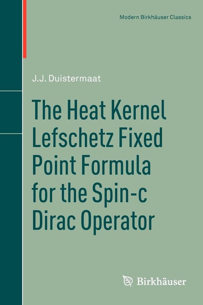 The Heat Kernel Lefschetz Fixed Point Formula for the Spin-C Dirac Operator
