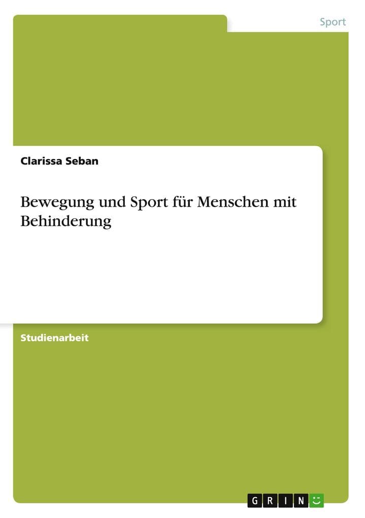 Bewegung und Sport für Menschen mit Behinderung