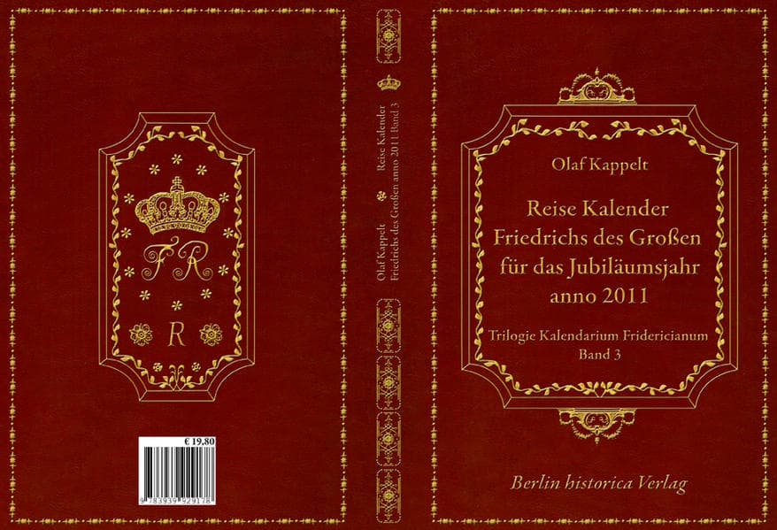 Reise Kalender Friedrichs des Großen